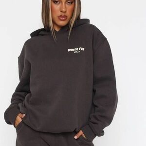 White Fox offstage Hoodie In Shadow